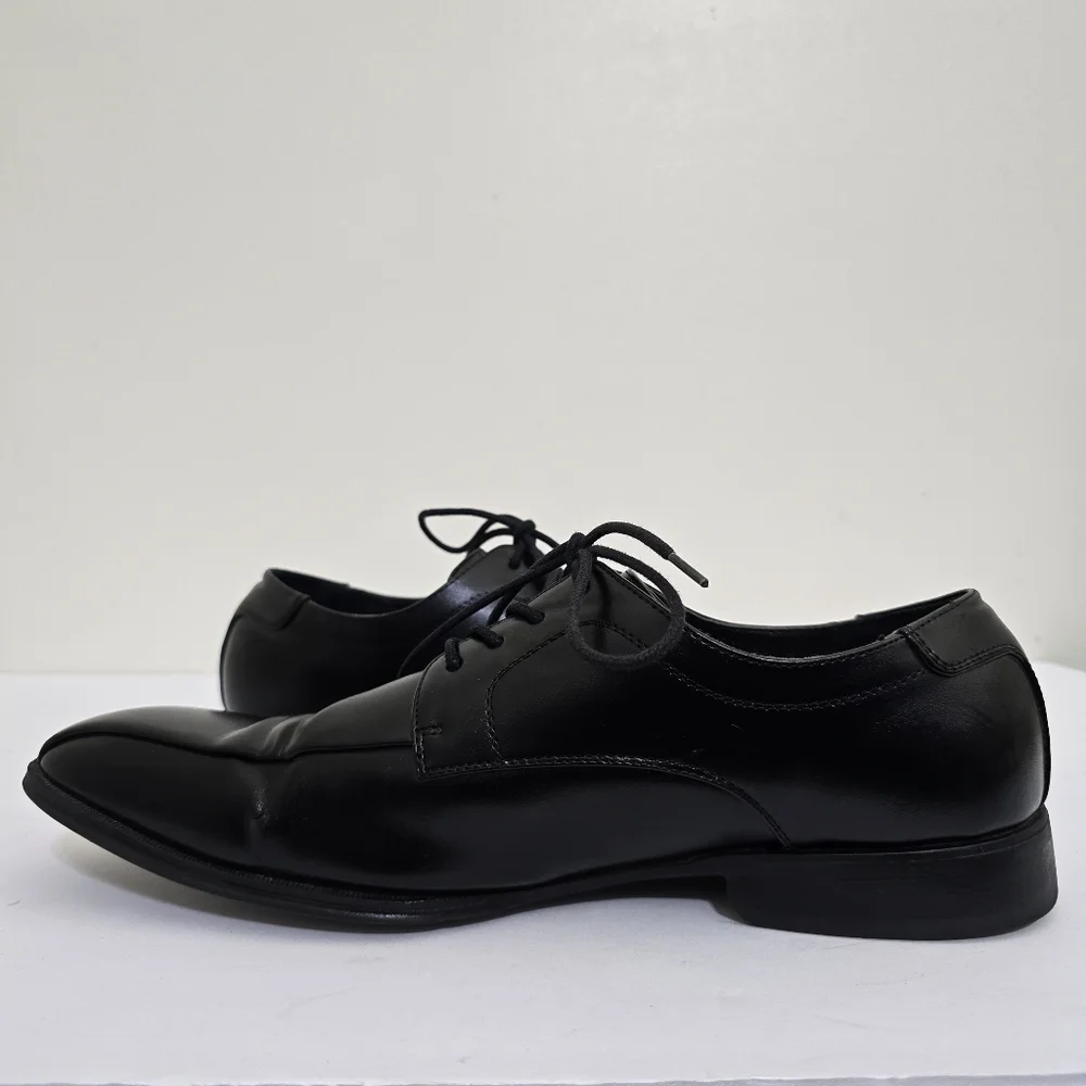 ALFANI size 12 Seth Lace Up Oxford Dress Shoes‎ Black